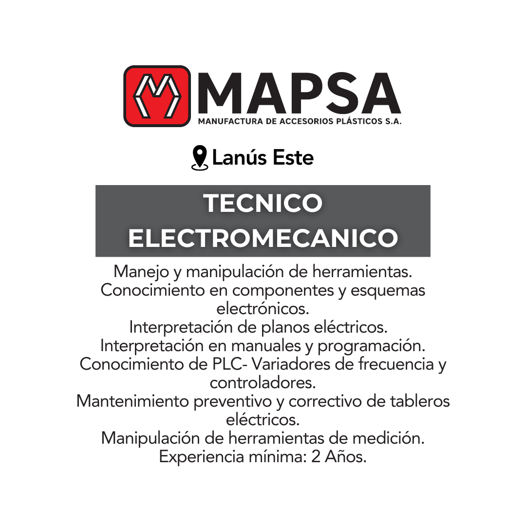 Técnico Electromecánico
